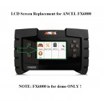 LCD Screen Display Replacement for ANCEL FX6000 Scanner